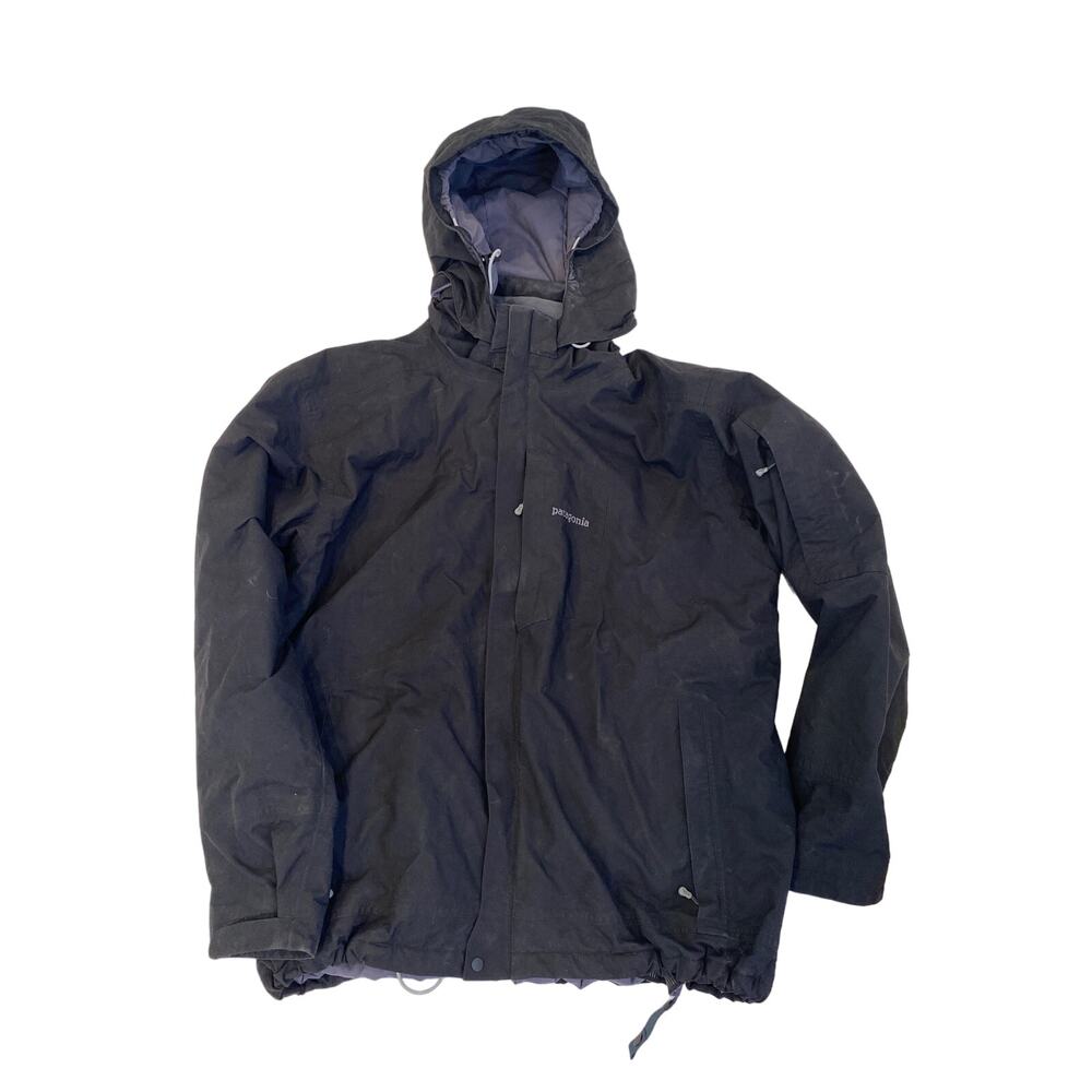 Patagonia Black Winter Men’s Piolet Jacket Outdoor Sz Lg Ski Active